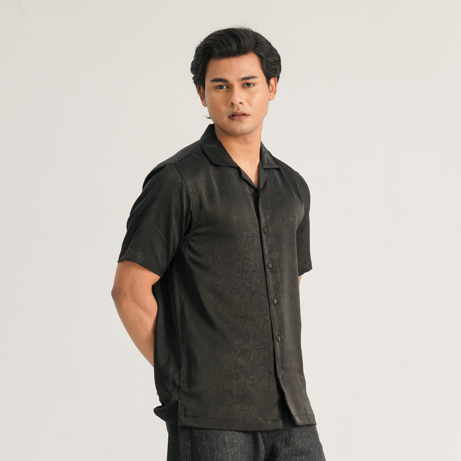 Mens Black Casual Shirt view 4