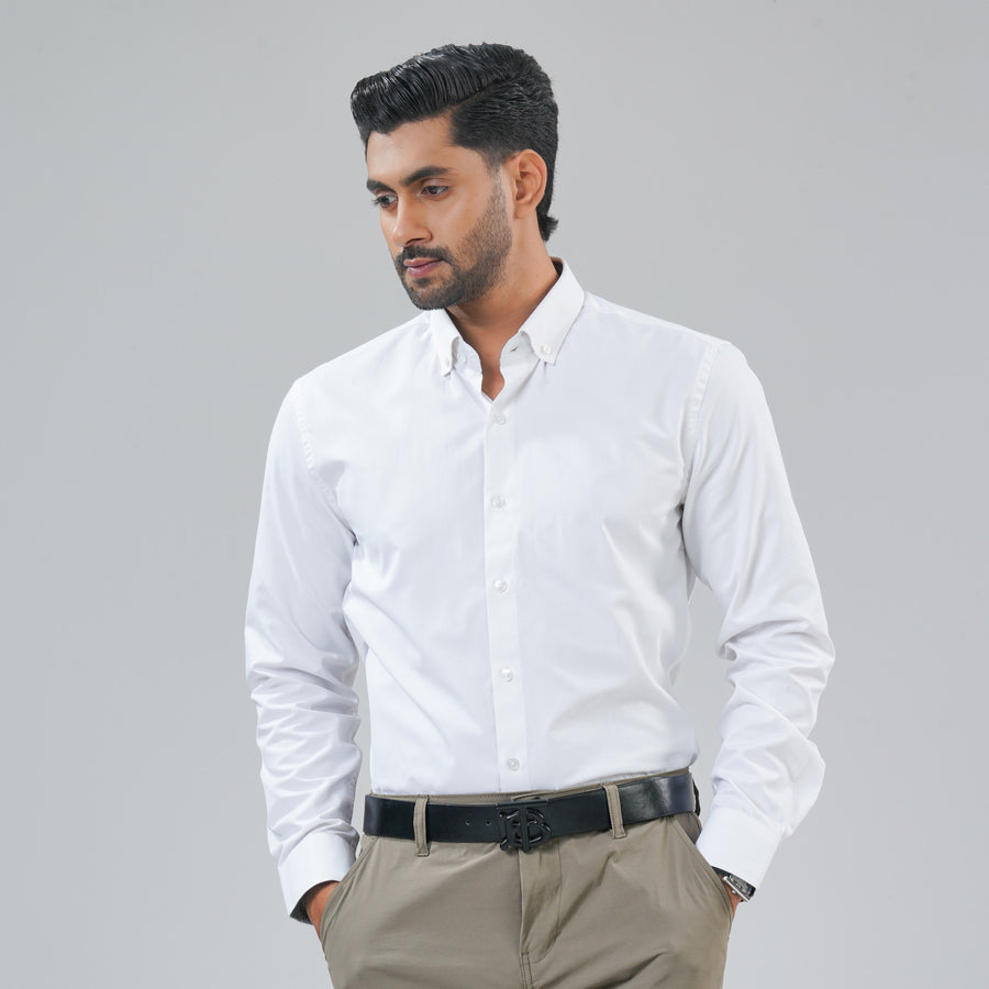 Men's White Formal Shirt