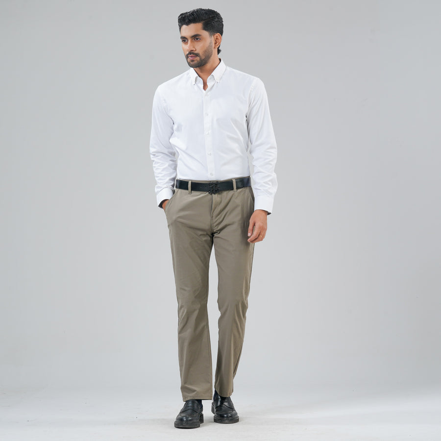 Men's White Formal Shirt view 4
