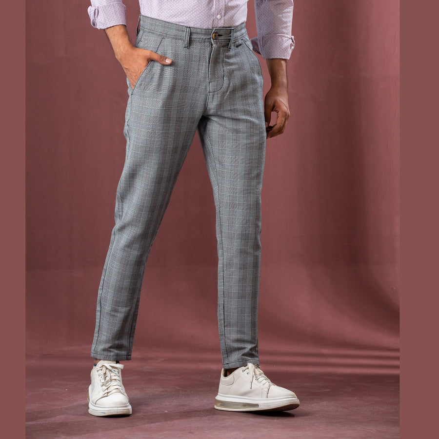 Mens Twill Pant-Check 6 view 4