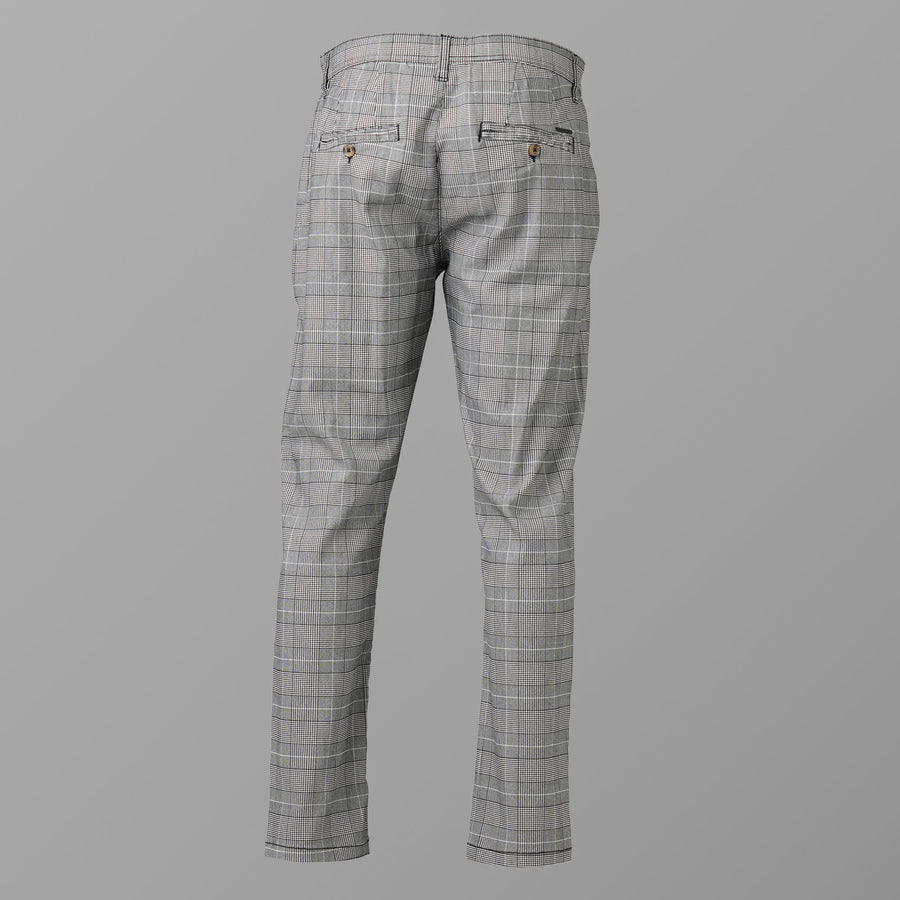Mens Twill Check Pant view 3