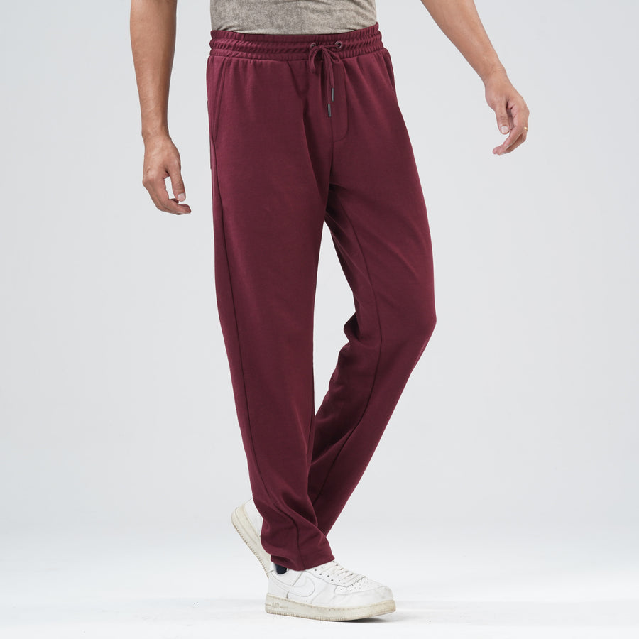Mens Maroon Joggers view 4