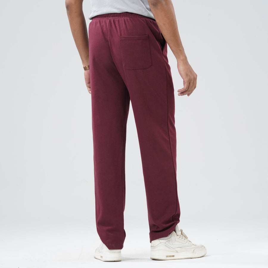 Mens Joggers Maroon view 4