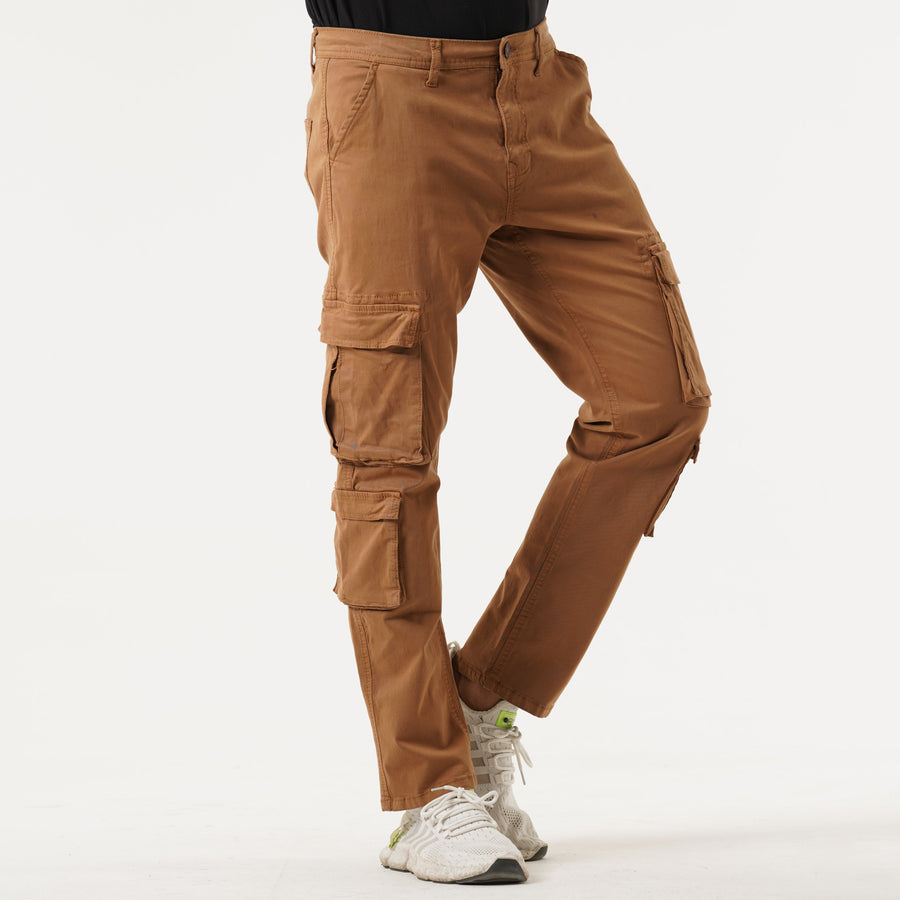 Mens Khaki Cargo Pant view 2