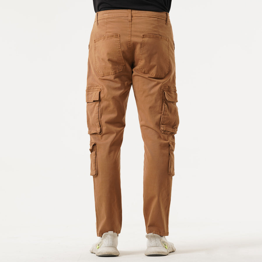 Mens Khaki Cargo Pant view 3