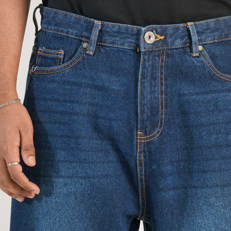 Mens Blue Denim Pant view 2