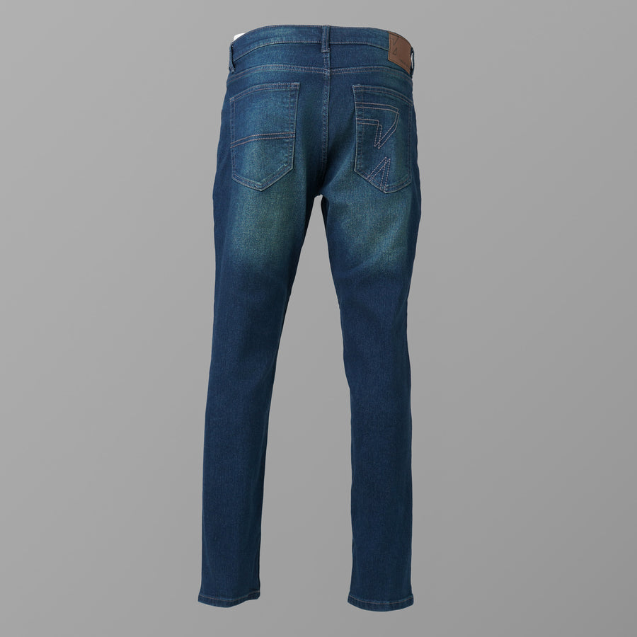 Mens Denim Long Pant Blue view 3