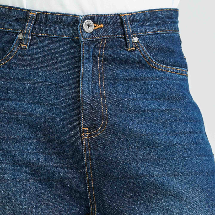 Men’s Mid Blue Baggy Denim Pants view 2