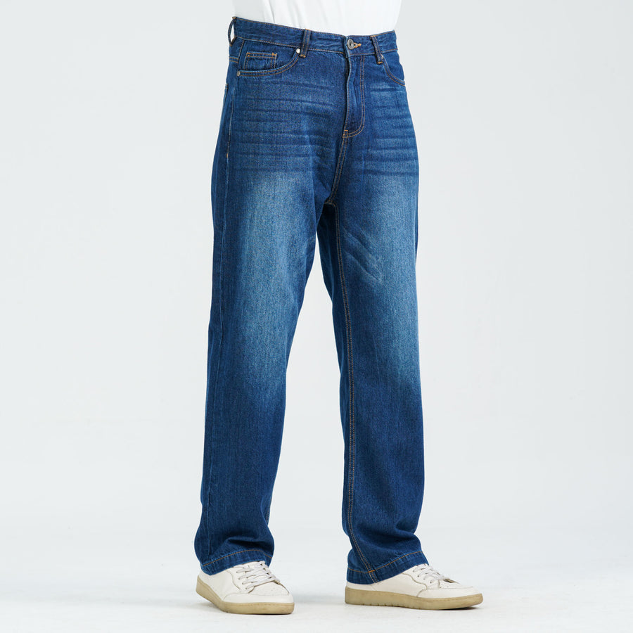 Men’s Light Blue Baggy Denim Pants view 4