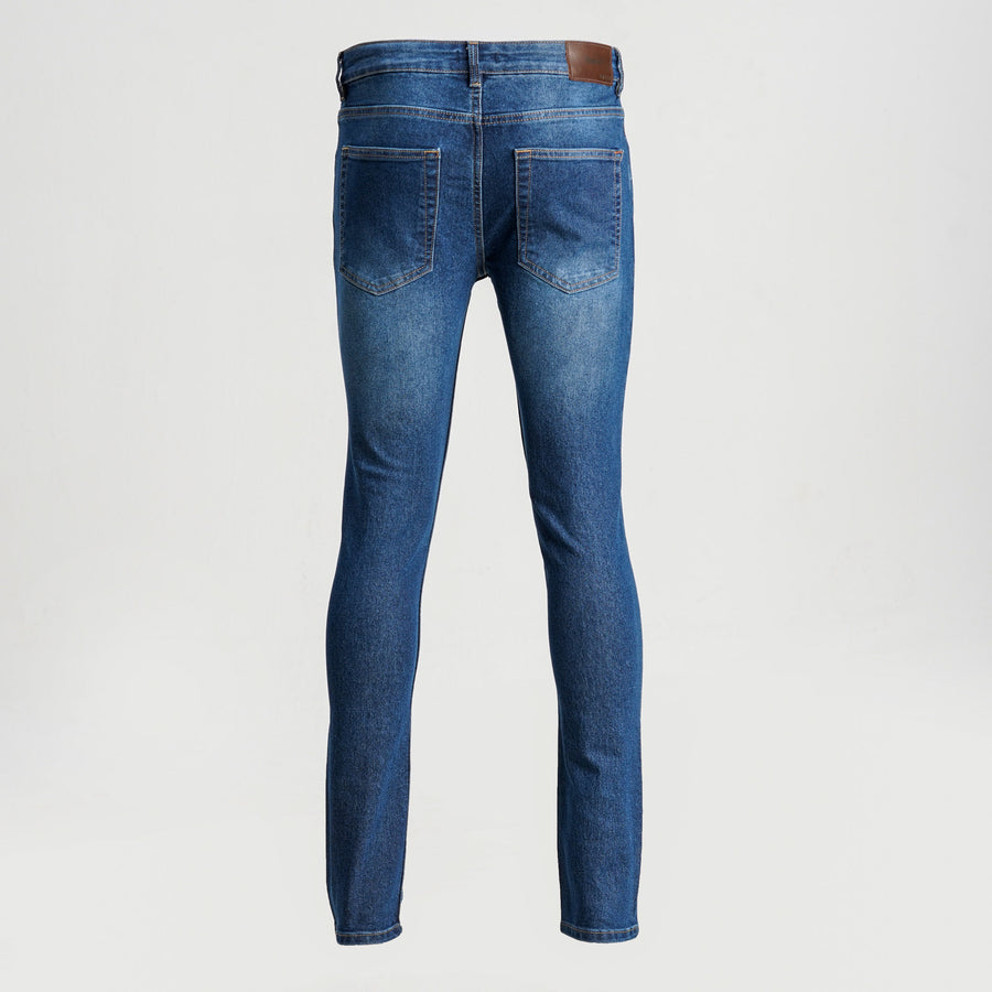 Mens Lite Blue Denim Pant view 3
