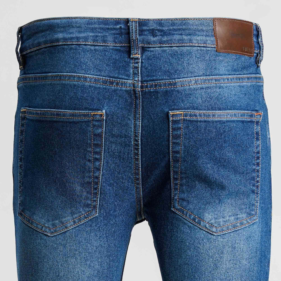 Mens Lite Blue Denim Pant view 4