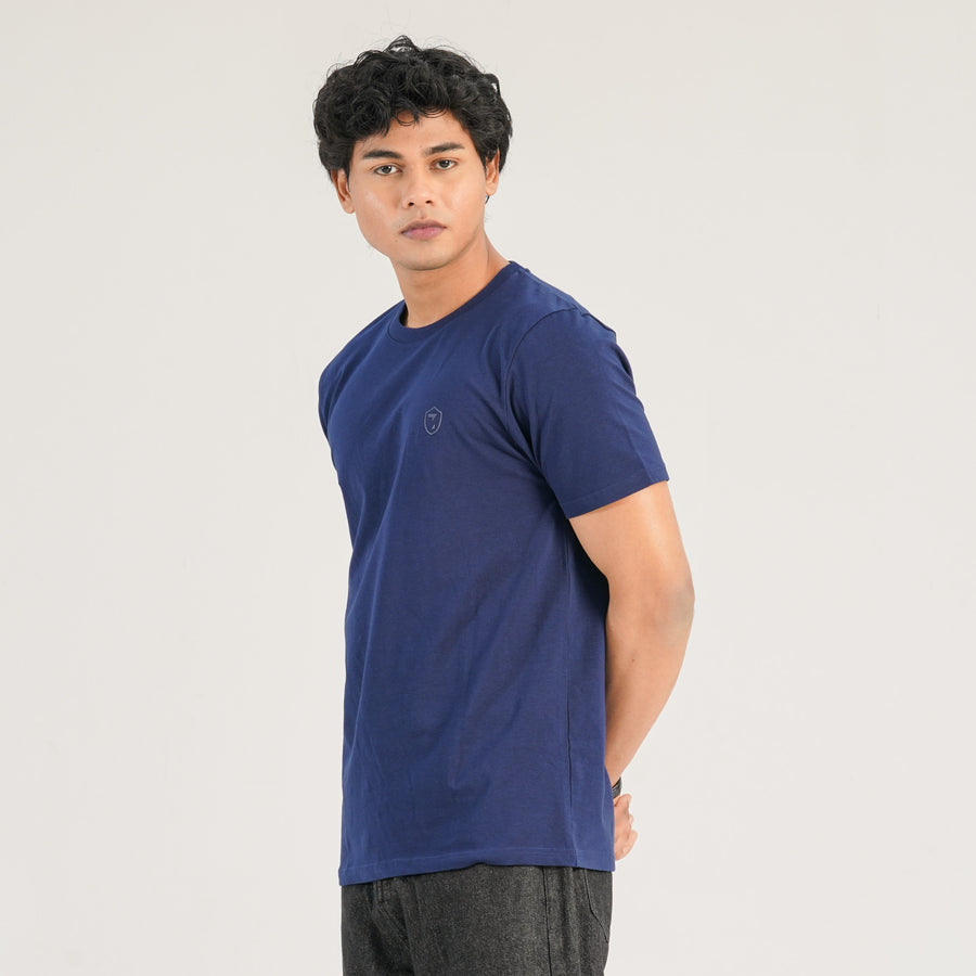 Mens Blue T-Shirt view 3