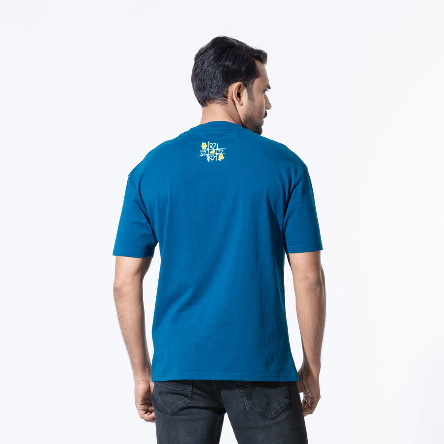 Mens Dark Teal T-Shirt view 2