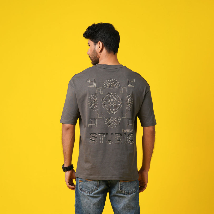 Mens T- Shirt-Graphite view 2