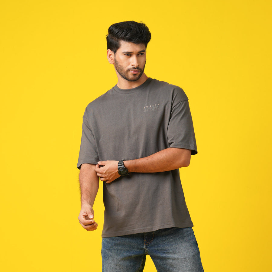 Mens T- Shirt-Graphite view 4