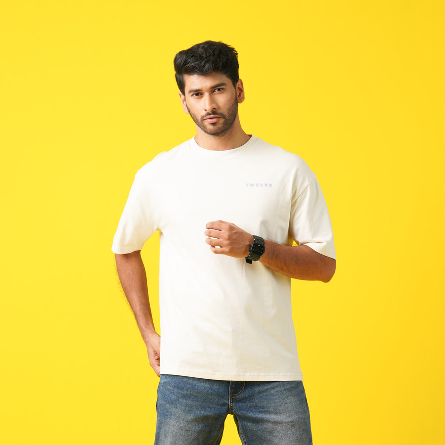 Mens  Off-White Oversize T-Shirt