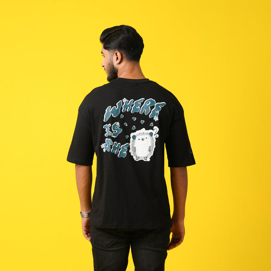 Mens T- Shirt-Black view 2