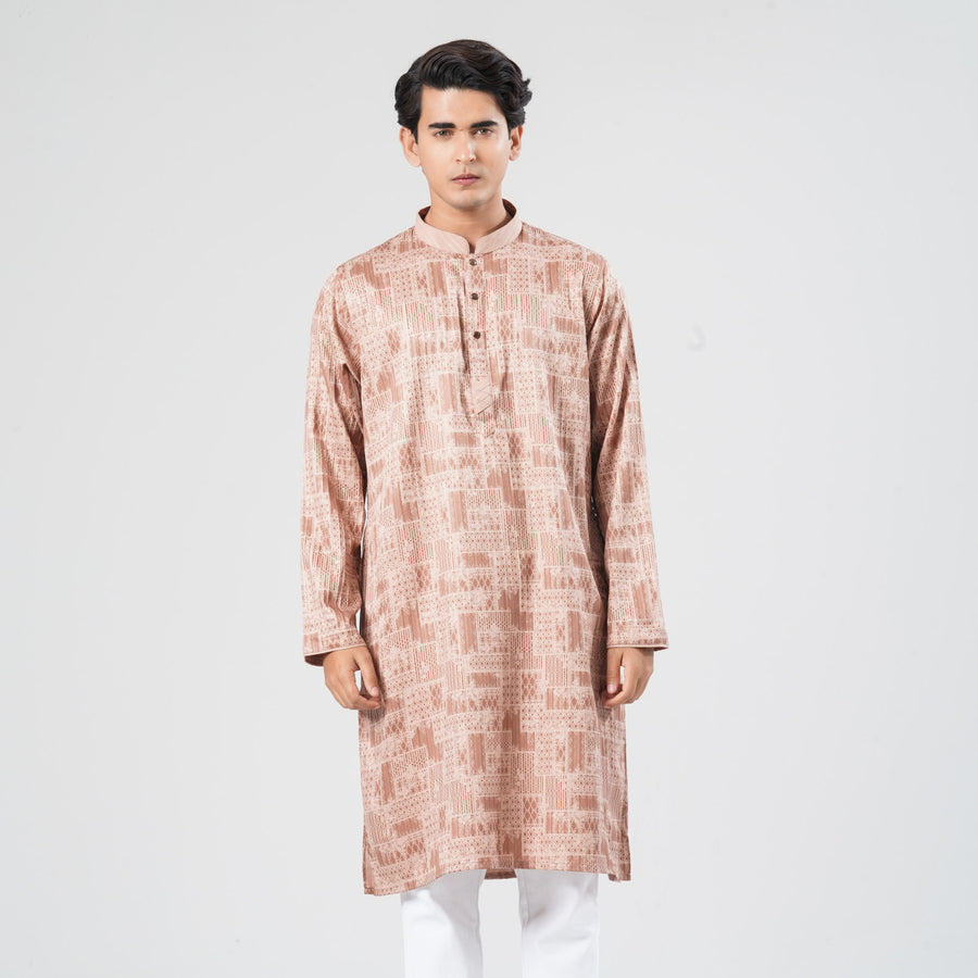 Mens Blended Fabric Panjabi