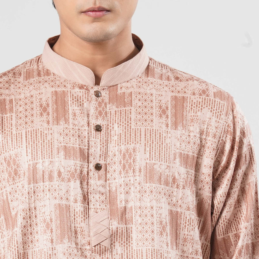 Mens Blended Fabric Panjabi view 2