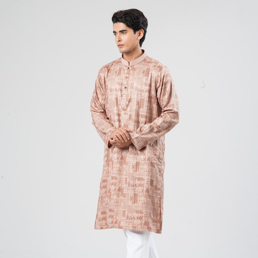 Mens Blended Fabric Panjabi view 4