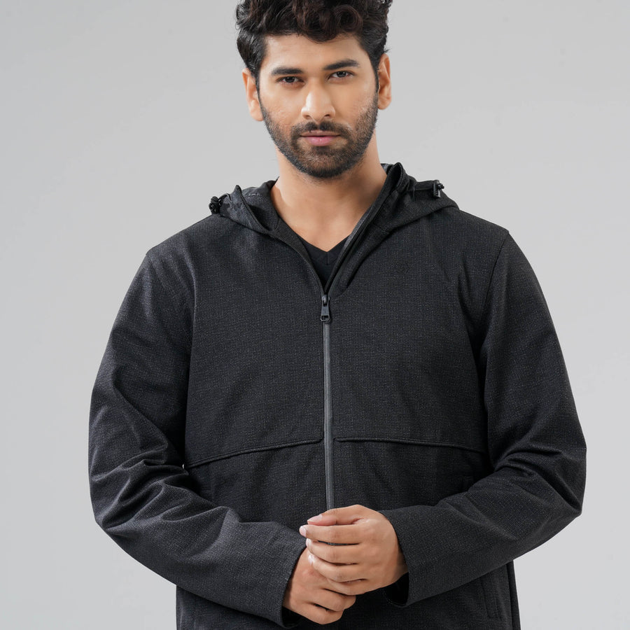 Mens Hoodie Black view 2