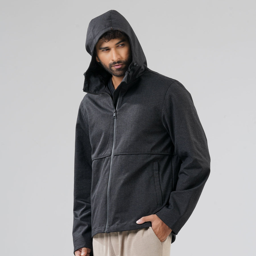 Mens Hoodie Black view 3