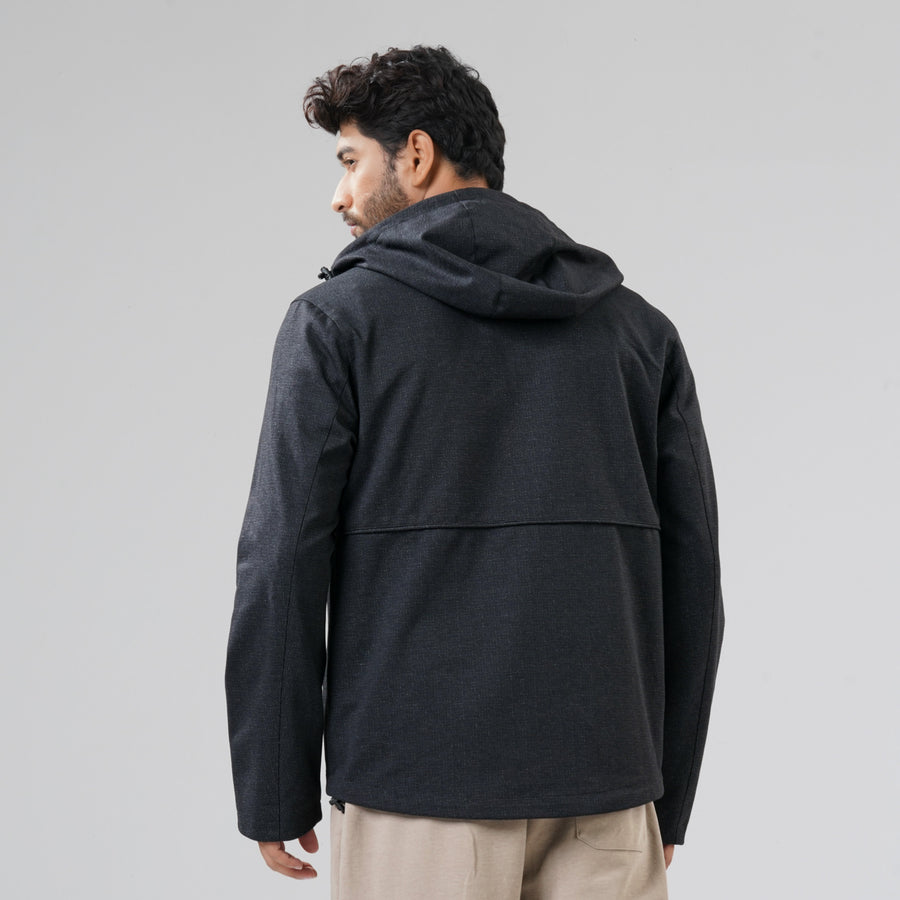 Mens Hoodie Black view 4