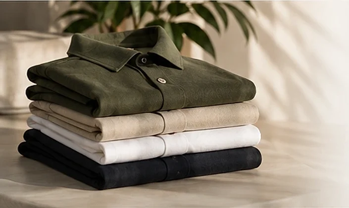 Folded shirts